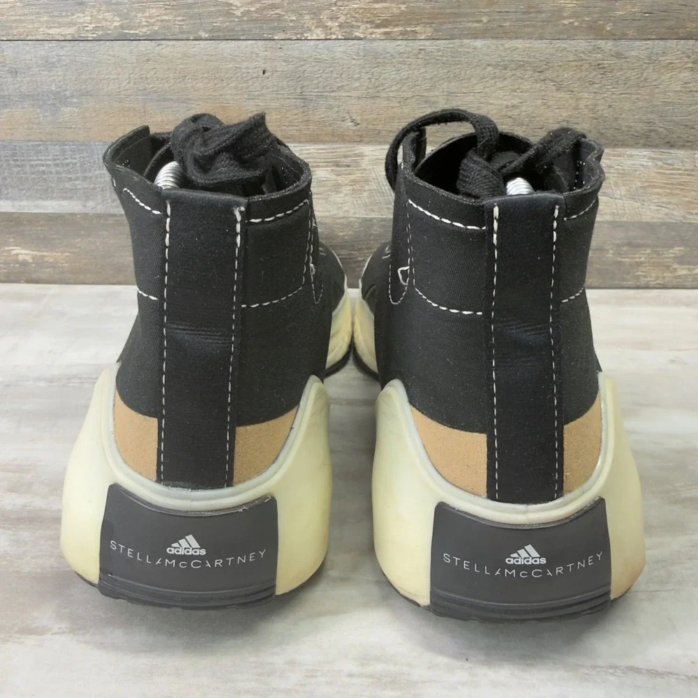 Adidas by Stella McCartney Treino Mid-Cut Sneakers Core Black FX1955 Womens 9